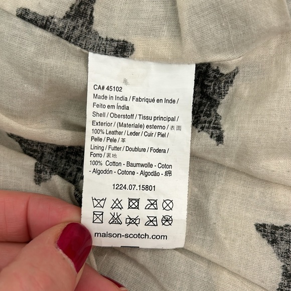 MAISON SCOTCH LEATHER VEST - Picture 5 of 7